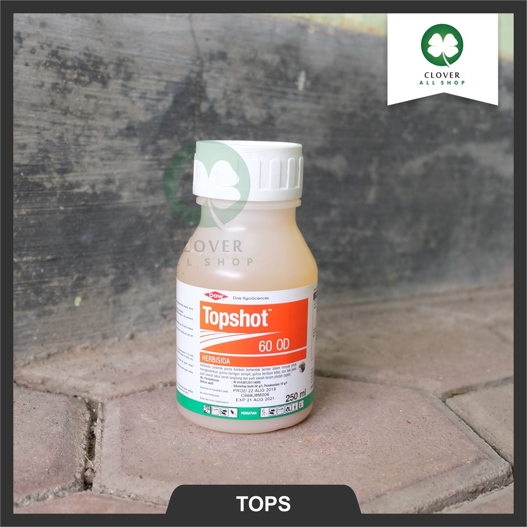 TOPSHOT 60 OD HERBISIDA PADI 250 ML OBAT GULMA RUMPUT PENGGANGGU TANAMAN PADI