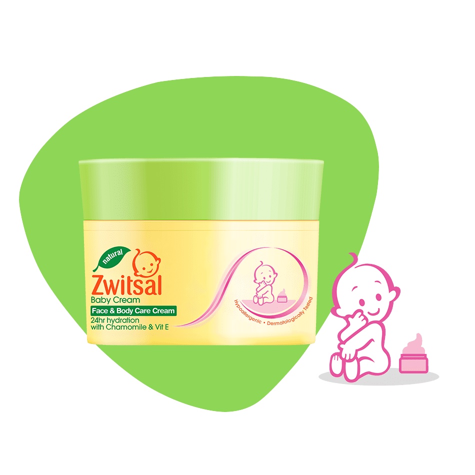 Zwitsal Baby Face &amp; Body Care Cream 50gr - Krim Wajah Tubuh Bayi 50 gr