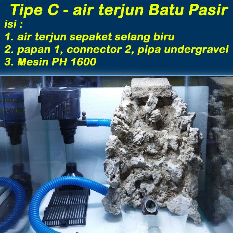 Image of Paket Air Terjun Batu Pasir Aquascape #1