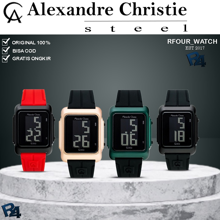 JAM TANGAN ALEXANDER CHRISTIE PRIA / WANITA UNISEX DIGITAL JAM ALEXANDRE CHRISTIE DIGITAL PRIA WANIT