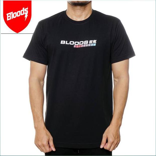 ( Cod) Kaos Bloods Original/Kaos Bloods/Kaos/Kaos Pria/T Shirt /Kaos Distro/Bloods/Baju Bloods