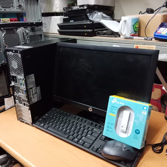 Murahhh Paket Komputer Bekas Brand Hp - Core2Duo - Lcd 17 - Siap Pakai