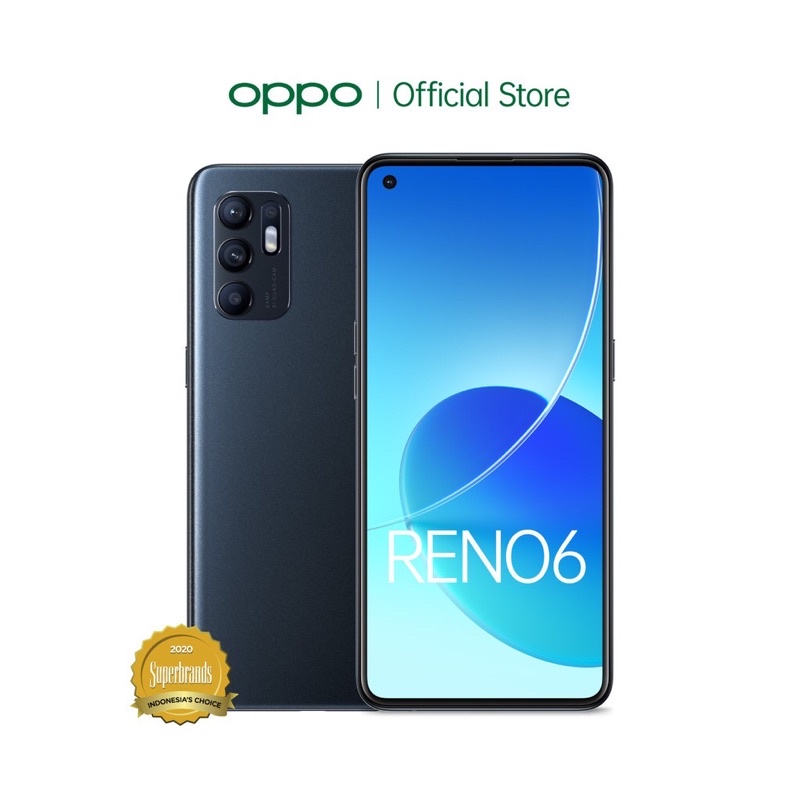 OPPO Reno6 8/128GB [64MP AI Quad Camera, 50W Flash Charge, OPPO Reno Glow]