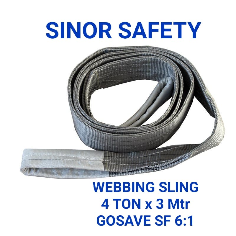 Webbing Sling 4 Ton x 3 Meter Tali Pengikat Barang Tali Angkat Polyest