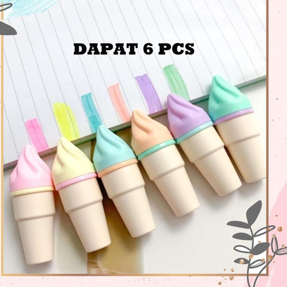 

Get Quality STABILO ES KRIM ISI 6 PCS ICE CREAM HIGHLIGHTER WARNA WARNI PASTEL SPIDOL LUCU