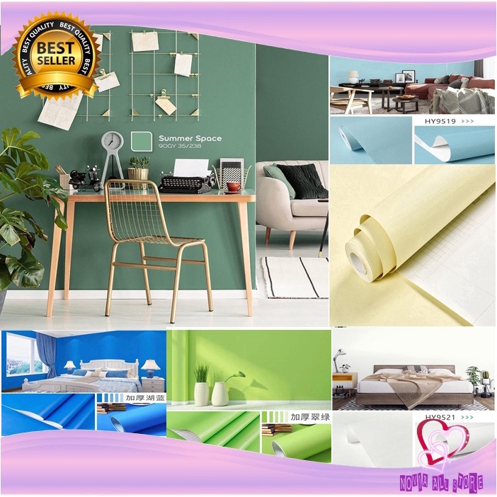 WALLPAPER DINDING - WALLPAPER STIKER POLOS - WALLPAPER MURAH - WALLPAPER DINDING POLOS - WALLPAPER