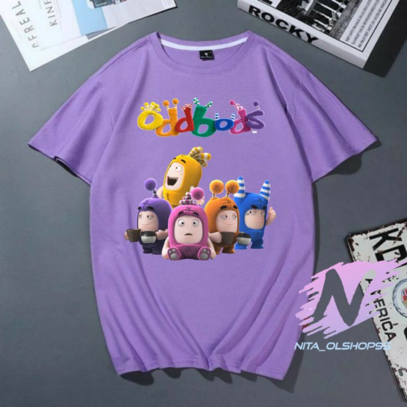 kaos oddbods baju kaos anak kartun oddbods