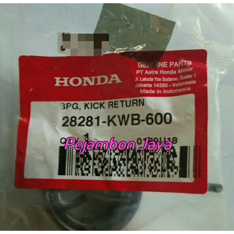 28281KWB600 SPG KICK RETURN