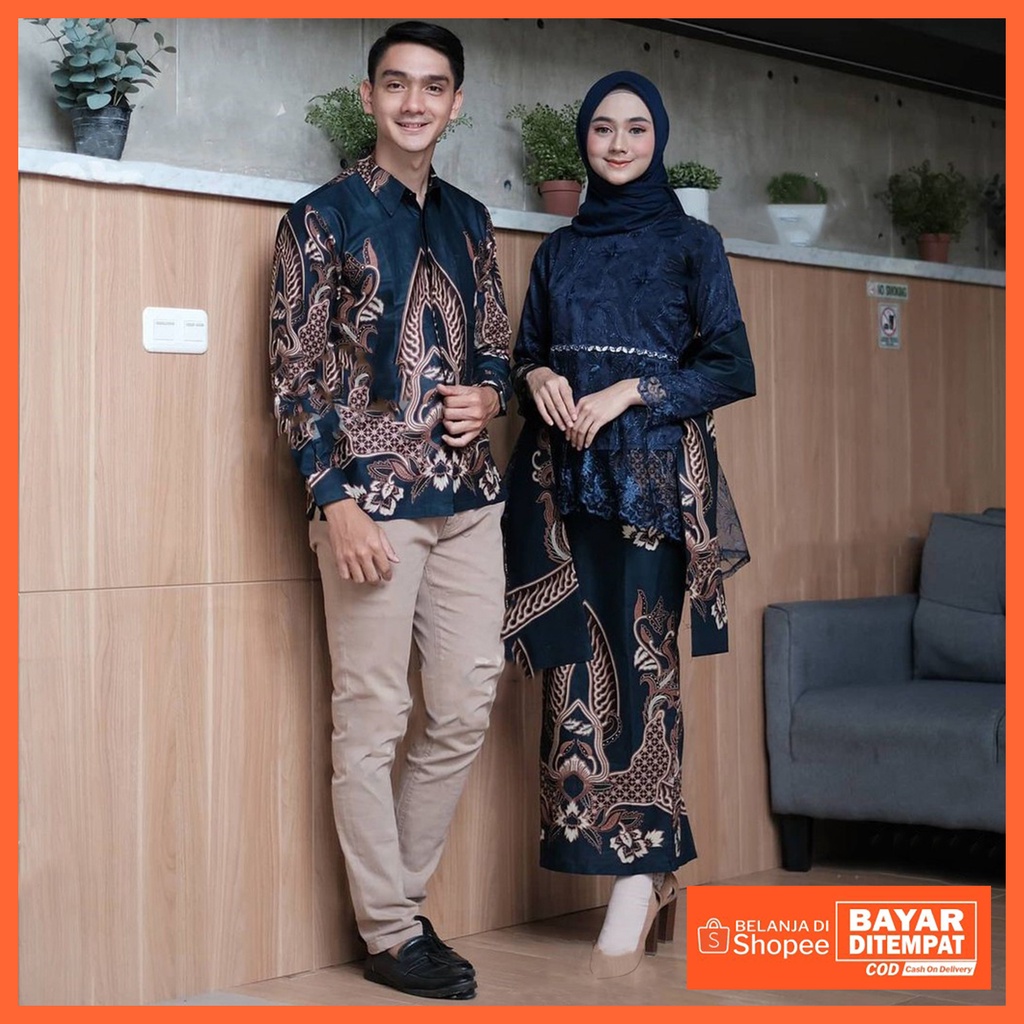 Maura Couple - Sania Ruffle Batik Couple ori Ndoro jowi DNT Garansi Termurah Shopee - Couple Aulia