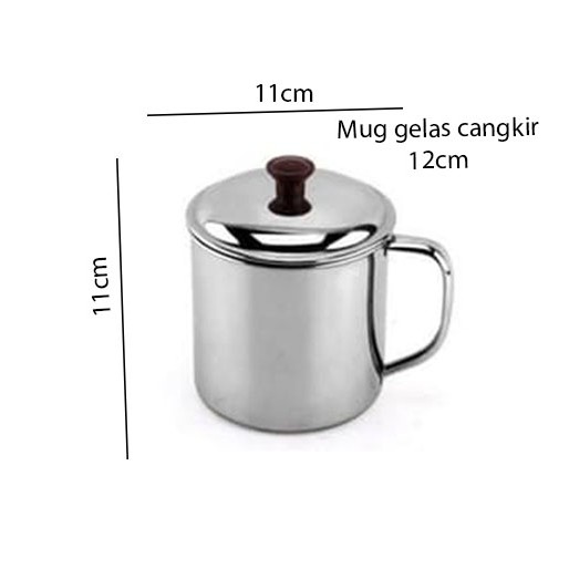 Mug Gelas Cangkir Stenless