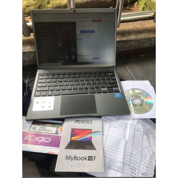 laptop Axioo mybook 14f second like news