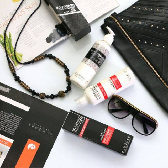 PAKET BODY ELMADEA 1 LOTION 1 BODY WASH