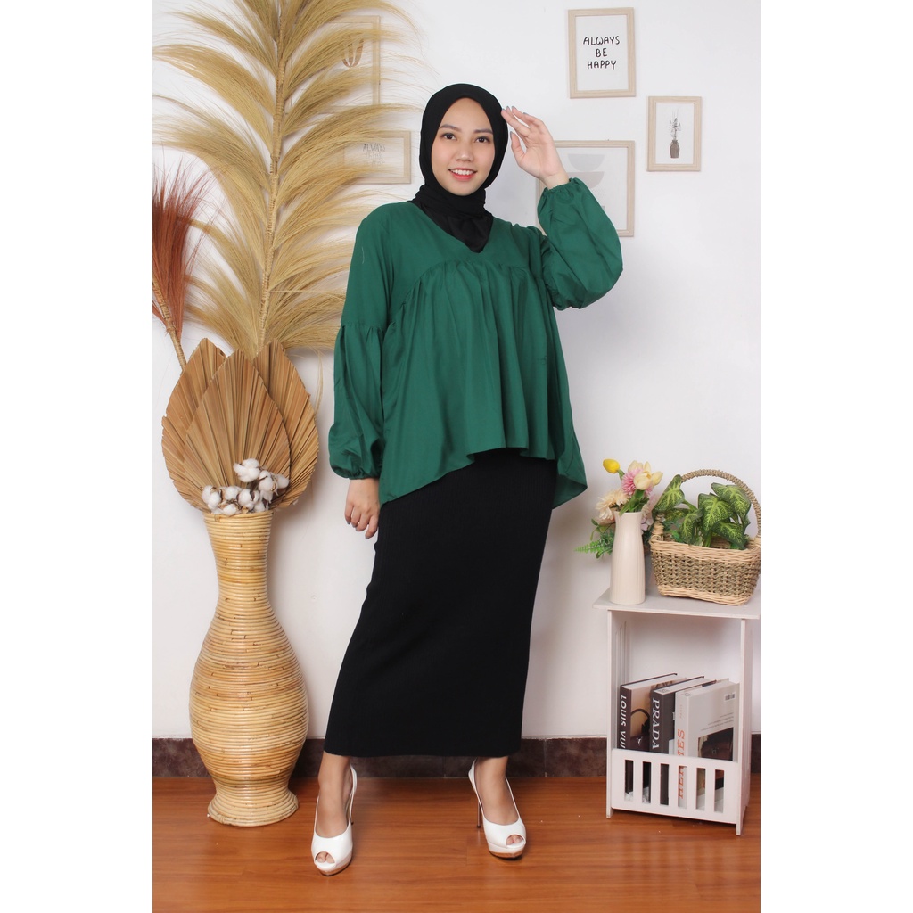 RX Fashion - Dealova Blouse / ALYNA Blouse Wanita / NAVA BLOUSE / INZA BLOUSE ( GRATIS ONGKIR ) -R1