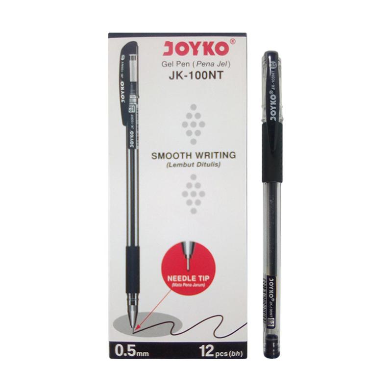 

Pulpen Gel Pen Joyko JK-100NT Track Gel 0.5 mm - Lusinan (12 pcs)