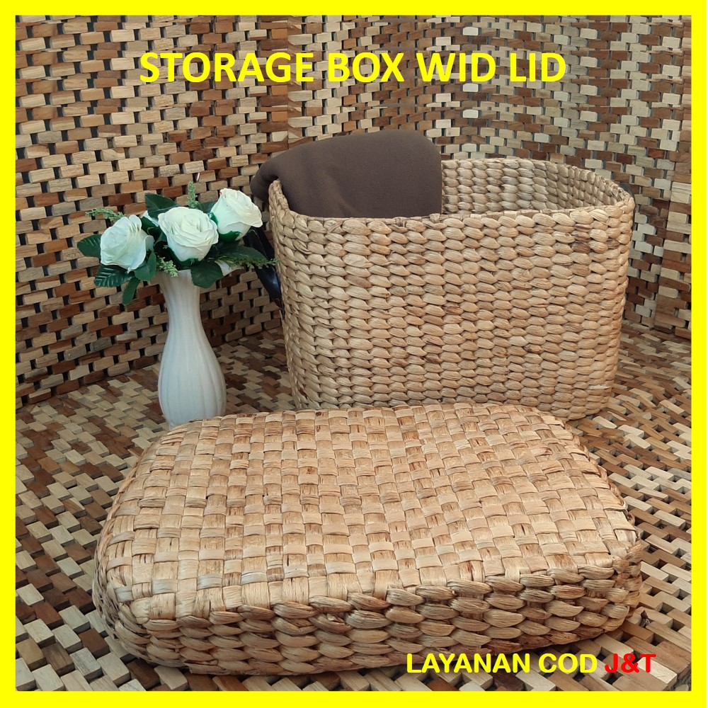 Nadastore Keranjang Laundry/ Basket / Keranjang Serbaguna / Laundry Basket Anyaman size 40 X 30