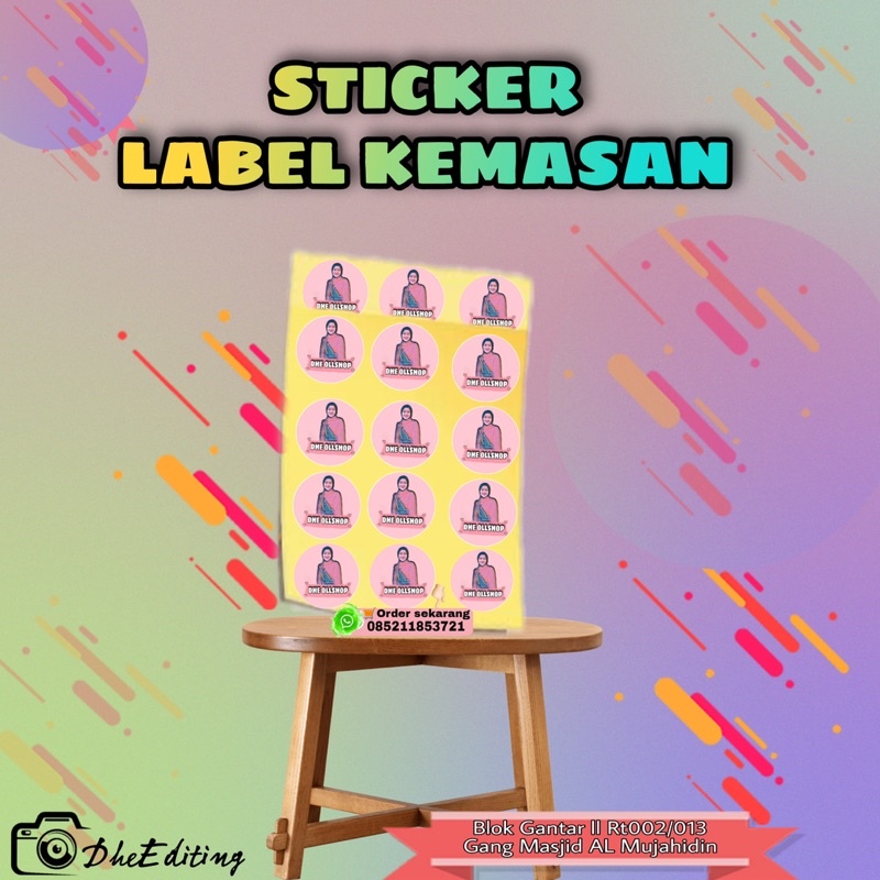 

Cetak Sticker Label Makanan / Label Kemasan / Label kemasan + Cutting / Cetak sticker / Sticker Label Online / Label / Sticker / Label / Logo / Cetak Logo / Stiker