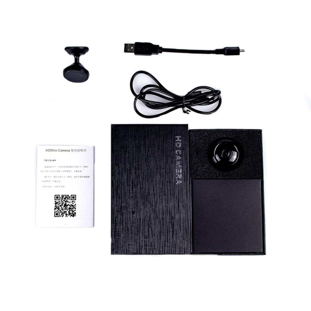 IP SPY MINI CAM 8MP FULL HD 1080P  WIFI MINI CAM MC55 1080P Wide Angle Night Vision