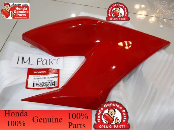 ~ 50260-k15-920wrd shroud R kupingan tangki kanan new cb150 cb150r led merah