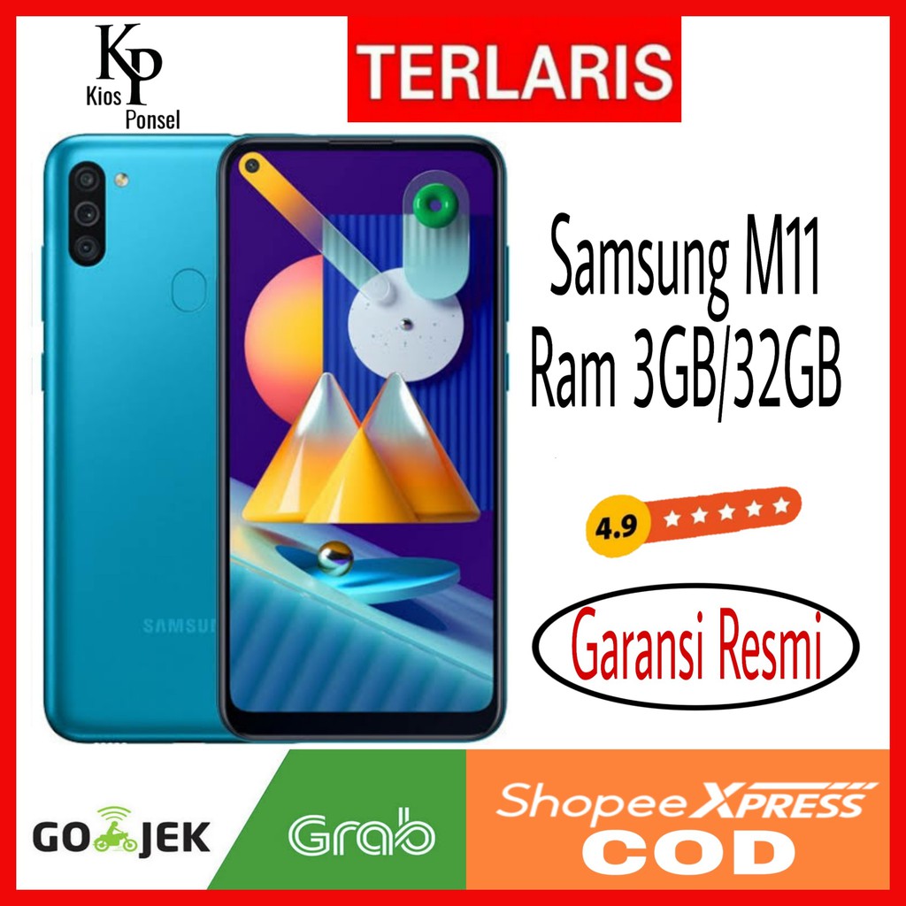 Samsung Galaxy M11 Ram 3GB/32GB Garansi Resmi | Shopee Indonesia