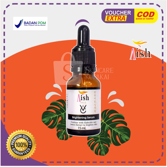 AISH SERUM GLOWING ALAMI ALA KOREA [AISH ACNE/ DARKSPOT/ BRIGHTENING] ASLI 100% BPOM - COD