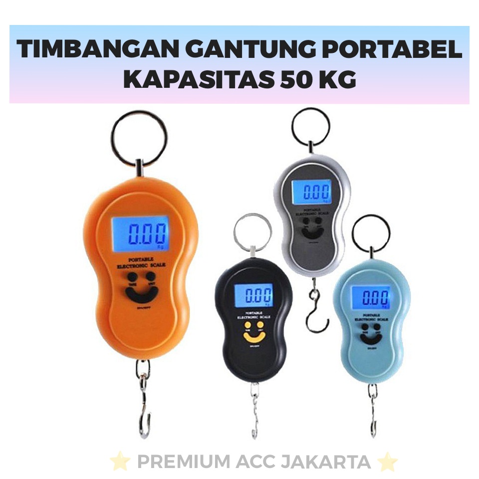 Premium TIMBANGAN DIGITAL PORTALBE 50KG