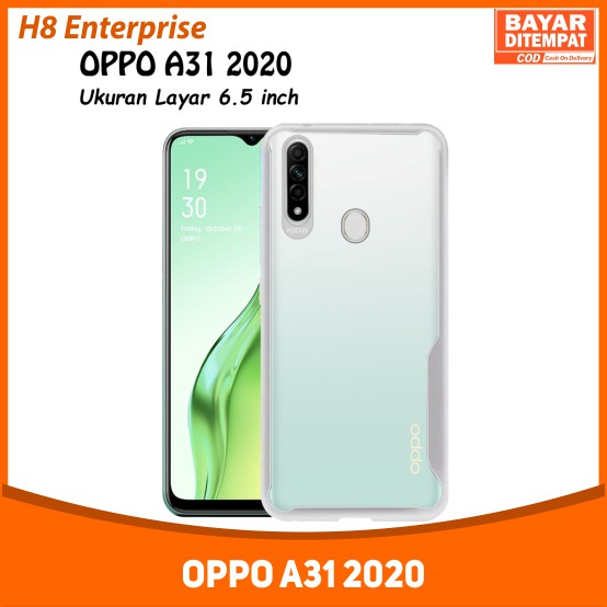 Focus Case Clear Oppo A31 2020 TPU SILICON BACKCASE SOFSHELL