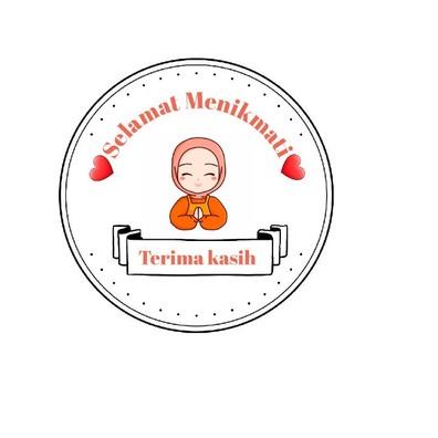 

❤[PROMO MURAH!!!]❤ (1 ROLL ISI 500 PCS) PREMIUM ROLL STIKER 3.5 CM SELAMAT MENIKMATI - STICKER MAKANAN KUE THANK YOU paling murah