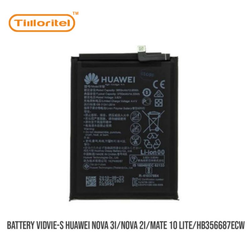 BATTERY VIDVIE-S HUAWEI NOVA 3I/NOVA 2I/MATE 10 LITE/HB356687ECW