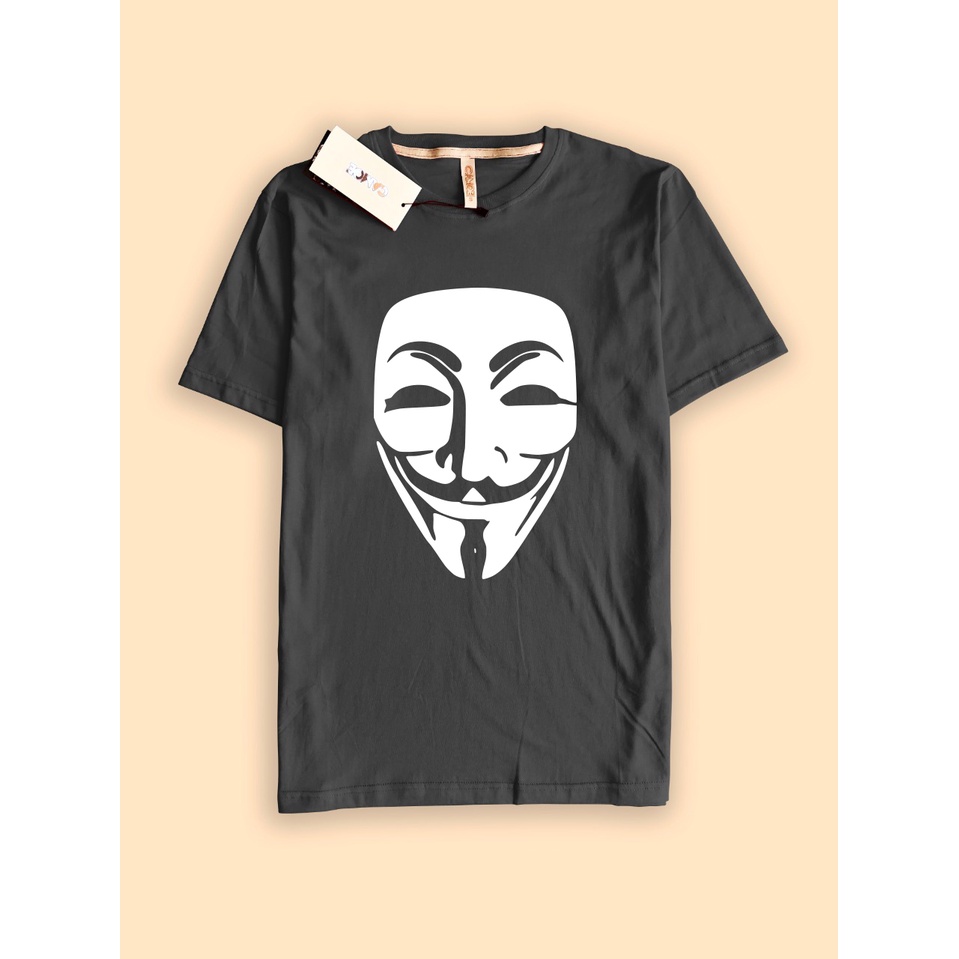 Kaos Tshirt Anonymous Hacker Mask