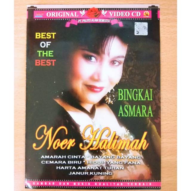 KASET VIDEO VCD ORIGINAL LAGU DANGDUT KARAOKE NOER HALIMAH