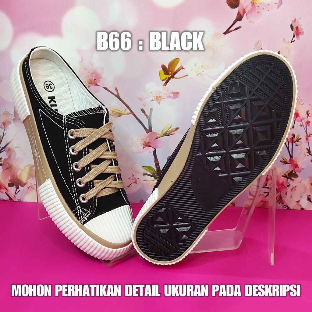 Sepatu Kasual Wanita B66 Sneakers Korea Kekinian SPTSW