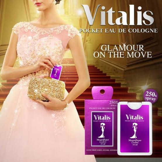 VITALIS POCKET EAU DE COLOGNE 18ml London, Moscow, Milan - Parfum Saku