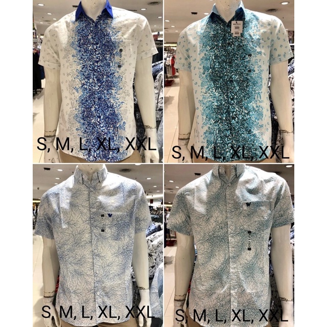 Kemeja Formal Pria lengan pendek Brand Walrus (S-XxL)