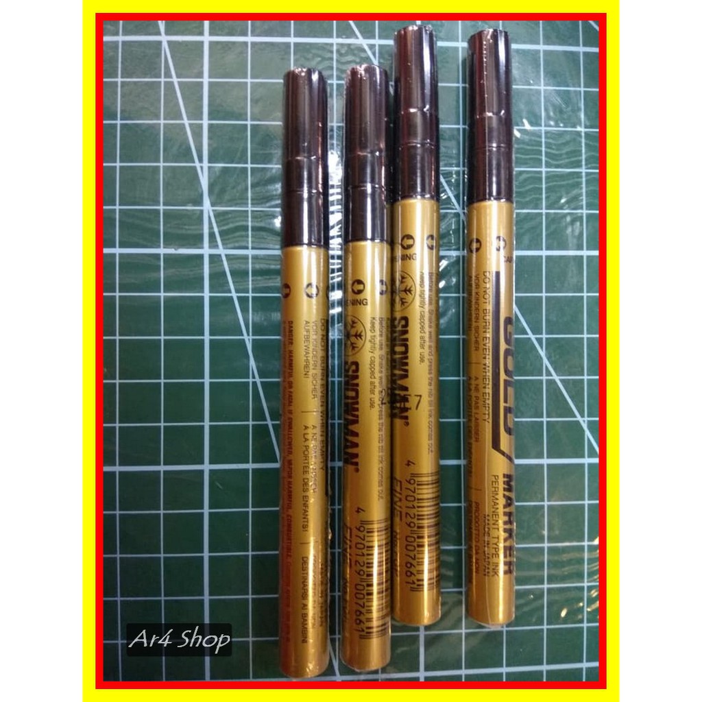 

Paint Marker - Snowman - Gold Fine Point & 40;Dozen& 41;