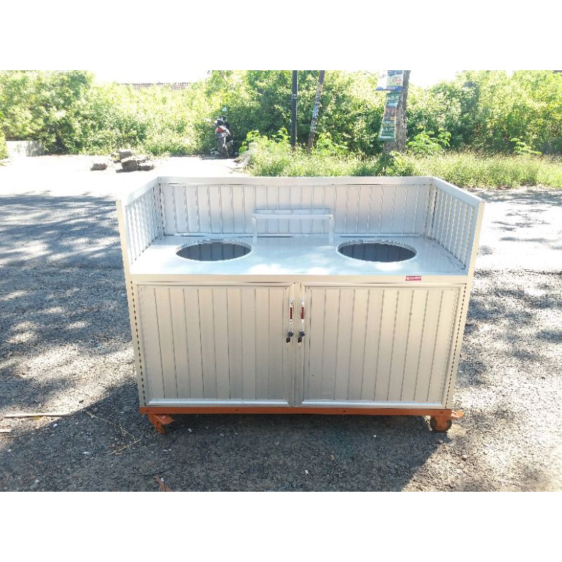 Rombong Alumunium 2 Lubang Murah Berkualitas Istimewah By CV. RAJAKARYA 2