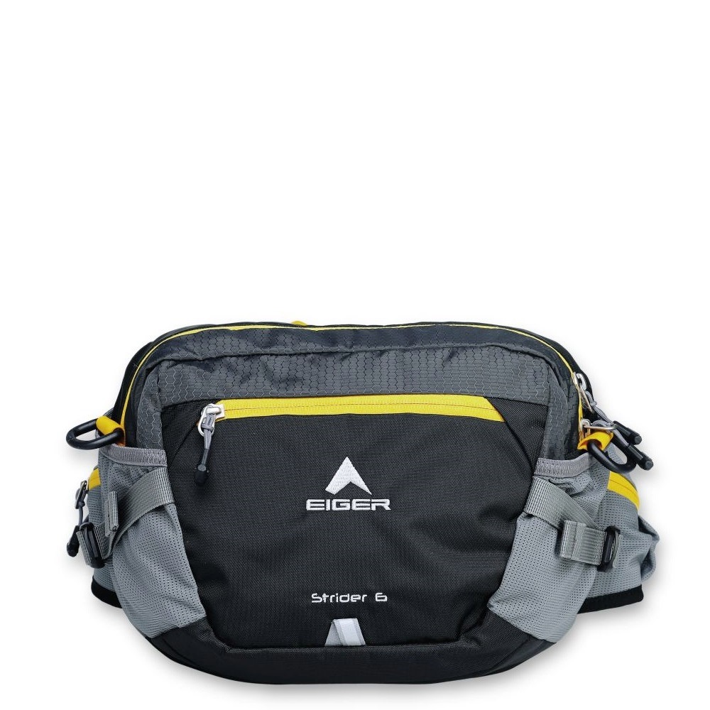 EIGER STRIDER 6L 4F LUMBAR BAG BLACK