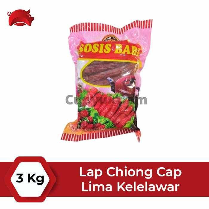 

Sosis Babi Cap Lima Kelelawar LapChiong 3KG