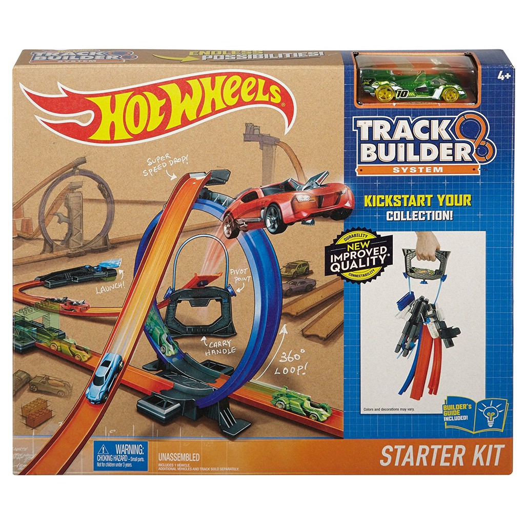 hot wheels workshop track builder starter kit