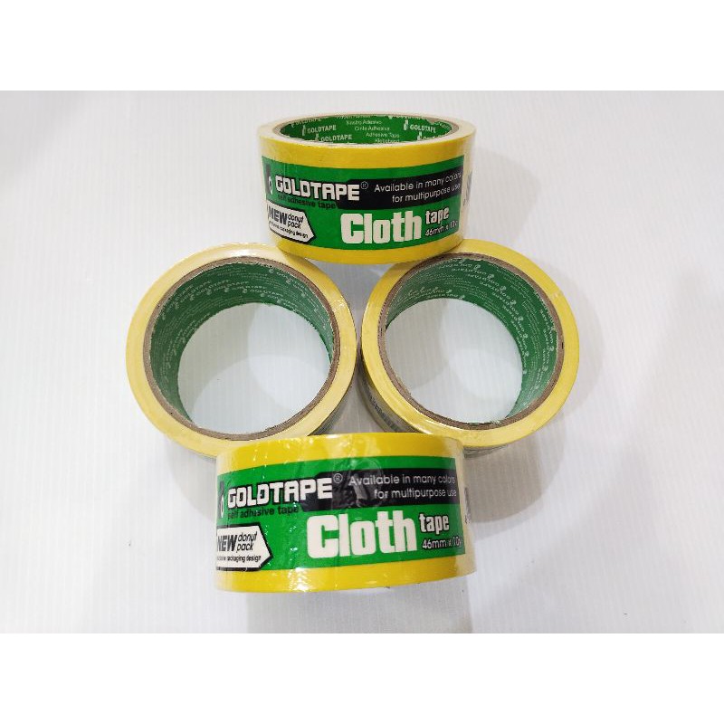 

Lakban Kain GOLDTAPE Lakban Goldtape Lakban Solatape Lakban goal tape Lakban 46mm Alat Pekantoran