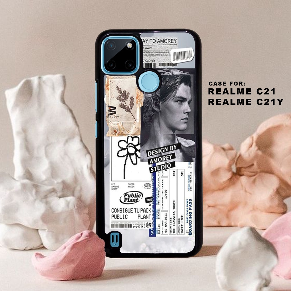 Case Realme C21 / Realme C21Y Casing Hp Motif COUPLE Hardcase 2D Glossy