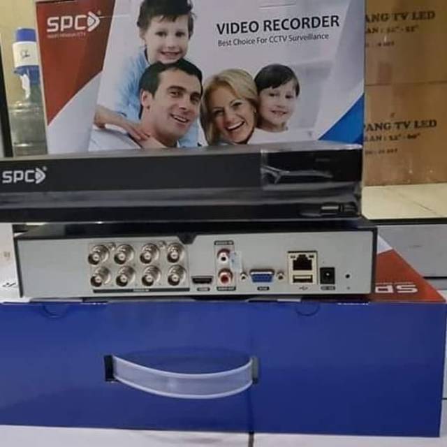 Paket cctv 8ch spc 2mp full hd 1080p full set spc komplit tgl pasang murah