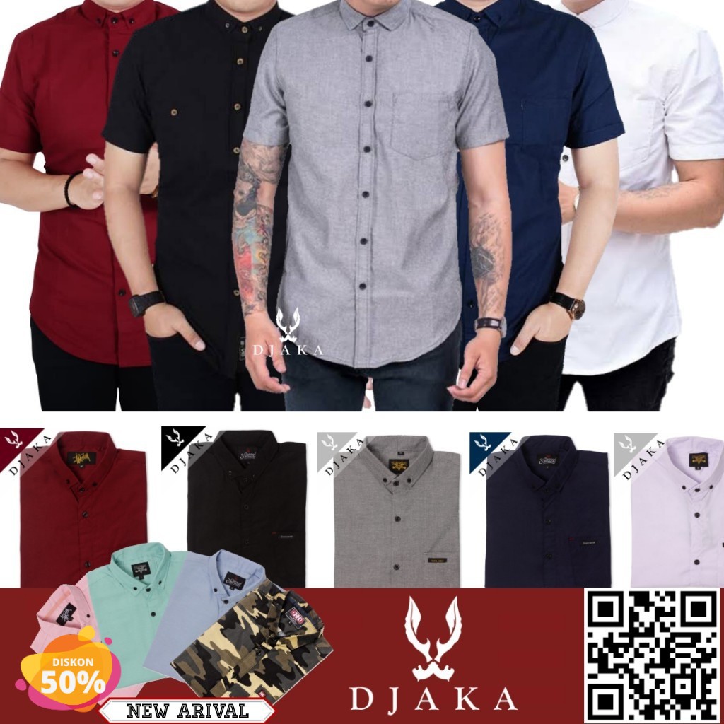 KEMEJA PRIA MENS POLOSAN LENGAn PENDEK COOLMAN PAKIAN PRIA CASUAL PAKAIAN DINAS PNS KERJA SIZE MLXL