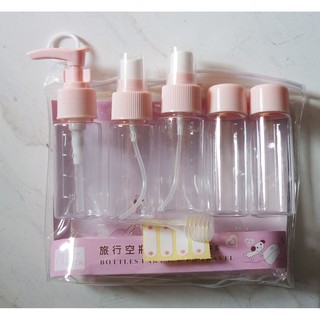 HX042 Paket botol  kosmetik mini travel pump spray  40 ml  1 