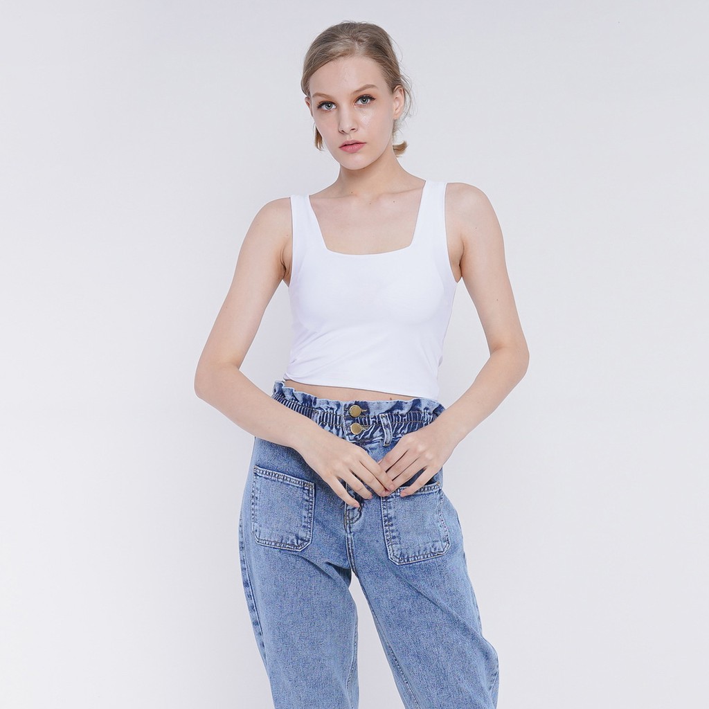 ADA - Tank Top Janice Basic Square Stretch Comfy-5