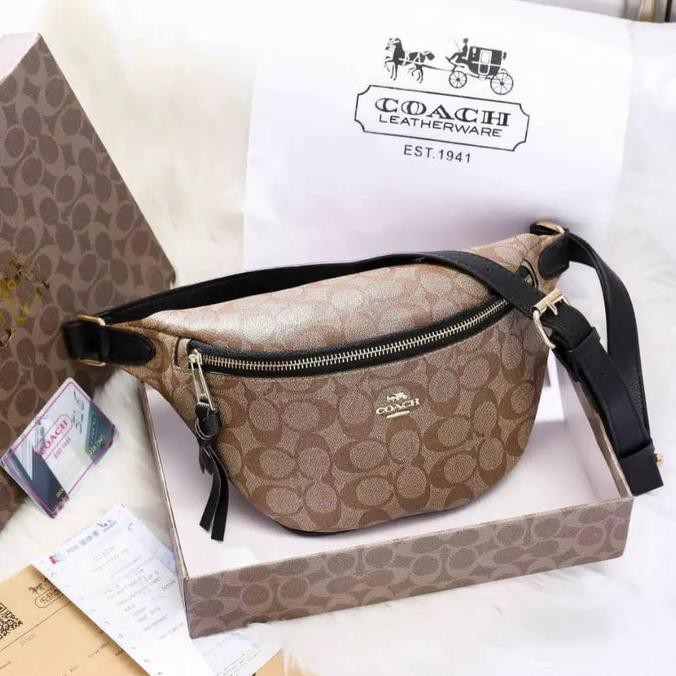 Tas Selempang Pria Wanita Coach Pebble Belt / Waist Bag Coach Pintalestari87