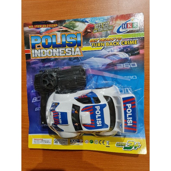 mainan mobil polisi remote kabel