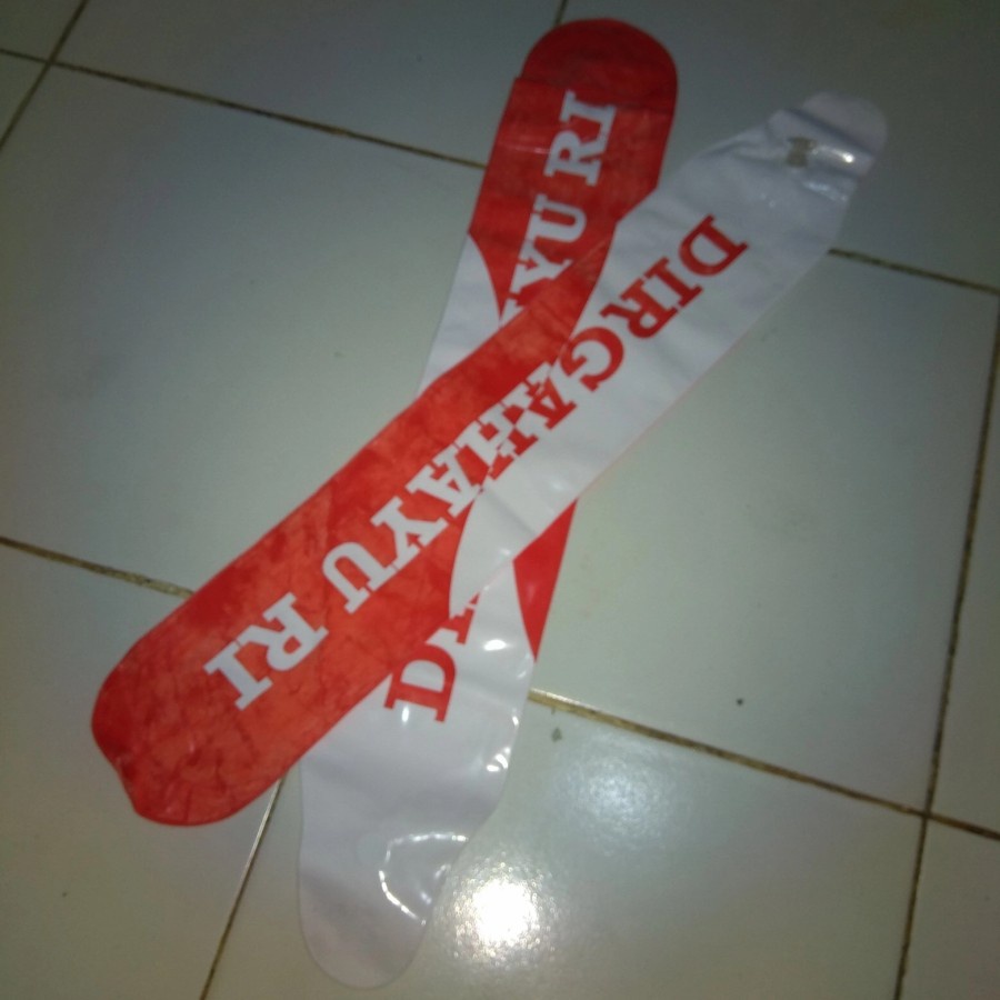 BALON PENTUNG pvc tebal TEMA KEMERDEKAAN INDONESIA DIRGAHAYU