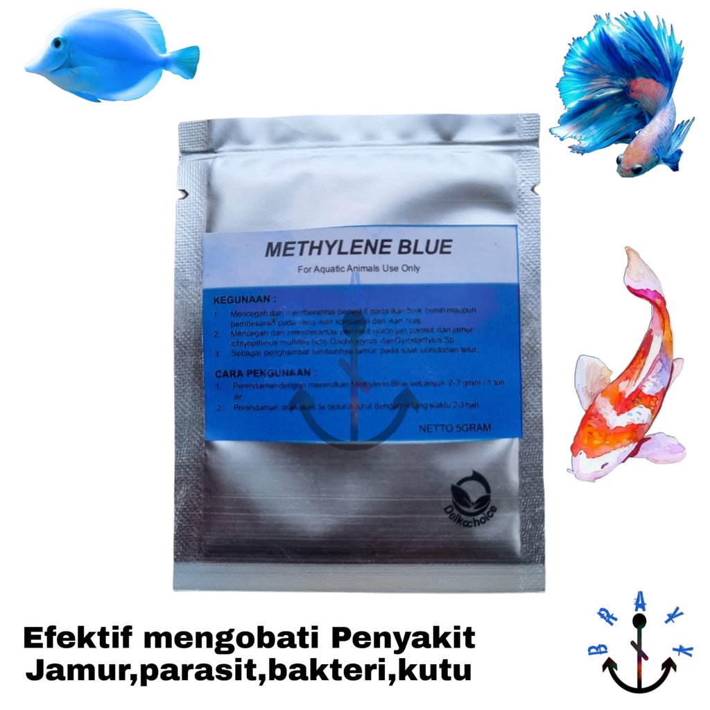 Methylene Blue Bubuk Obat ikan Ampuh Original