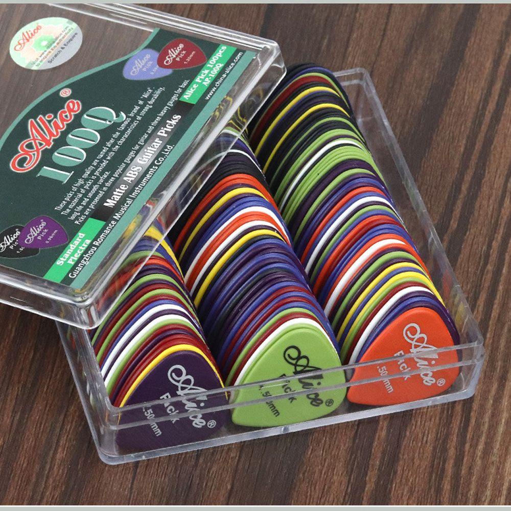 NEEDWAY Picks Gitar Ringan Banyak Warna ABS Acoustic 1kotak Aksesoris Gitar