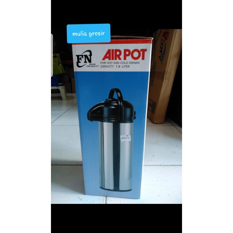 Termos Air Panas Pompa / Pencet  Elephant 2.5L dan FN 1.9L